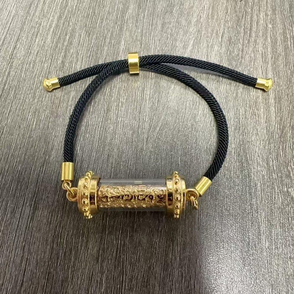 Luxurious Spell Bracelet Simple Praying for Blessings Jewelry Thai Amulet Bracelet for Men Women