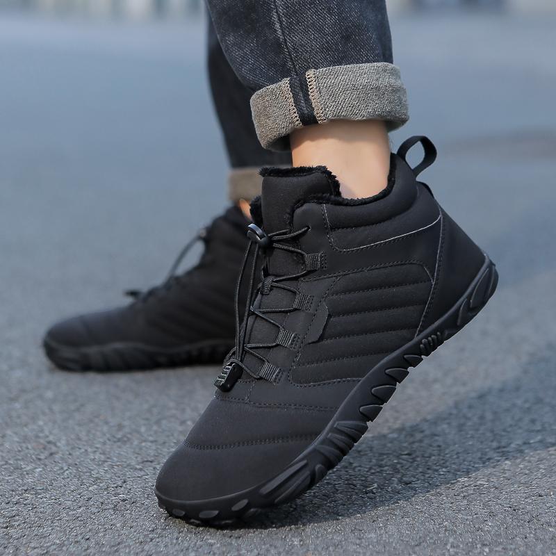 TUINANLE Fashion New Barefoot Snow Boots Winter Warm Sports Shoes Men and Women Outdoor Warm Camping Hiking Boots