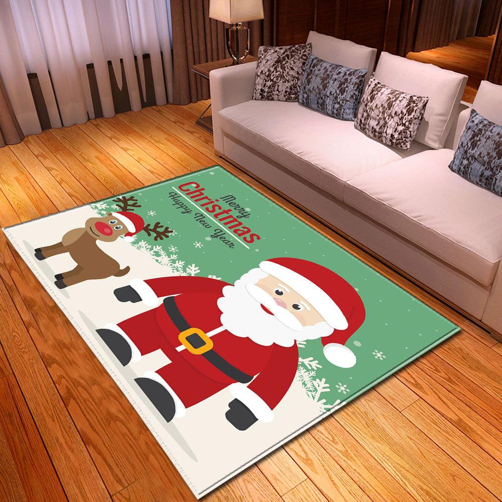 Christmas Living Room Floor Mat Bedroom Dining Room Carpet Carpet Doormat