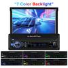 1 Din Autoradio Stereo 7" HD Automatisch versenkbarer Touchscreen Monitor MP5 SD FM USB-Player Audio Bluetooth