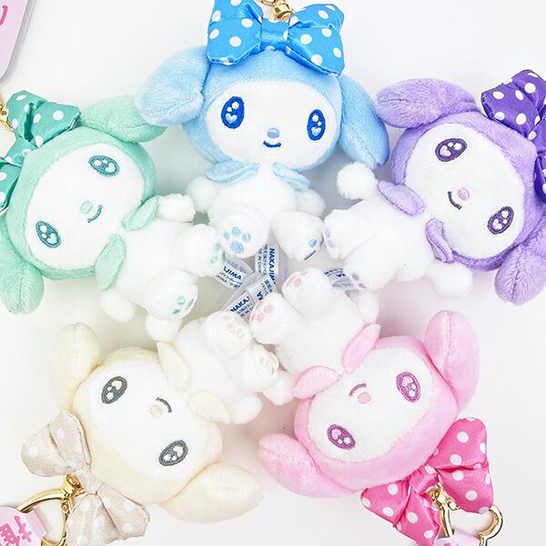 Sanrio My Melody Purple Plush Mascot Keychain Oshi Katsu