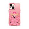 Pink God of Wealth Is Suitable for Apple 16PRO Color Silver Mobile Phone Case Huawei OPPO Big Hole Xiaomi VIVO Anti-fall 7/8
