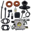 Carburetor Carb For Chinese Chainsaw 2500 25cc Fuel Oil Filter Line Seal Gasket Set