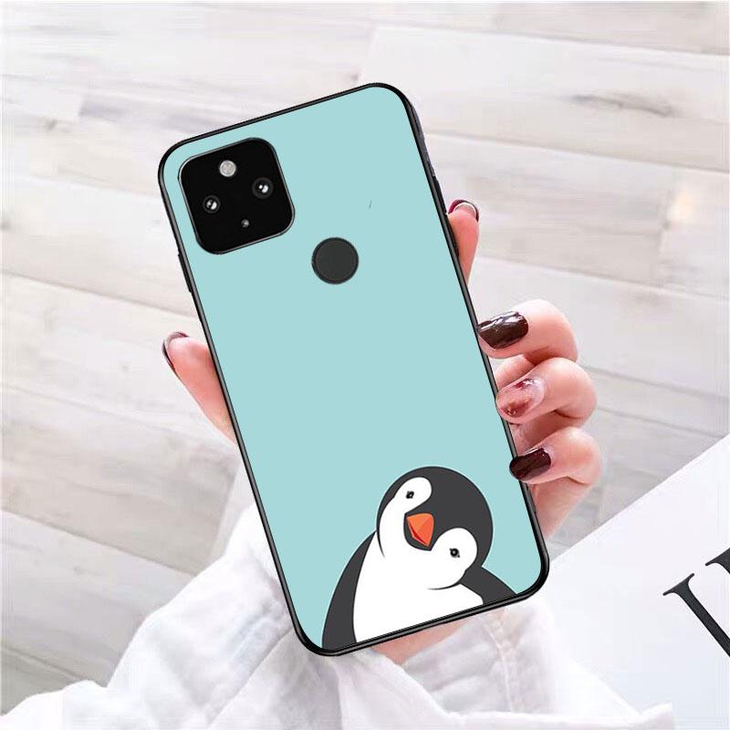 Urocze Etui na Telefon z Pingwinem dla Google Pixel 7 Pro 7 6A 6 Pro 5A 4A 3A Pixel 4 XL Pixel 5 6 4 3 XL 3A XL 2 XL