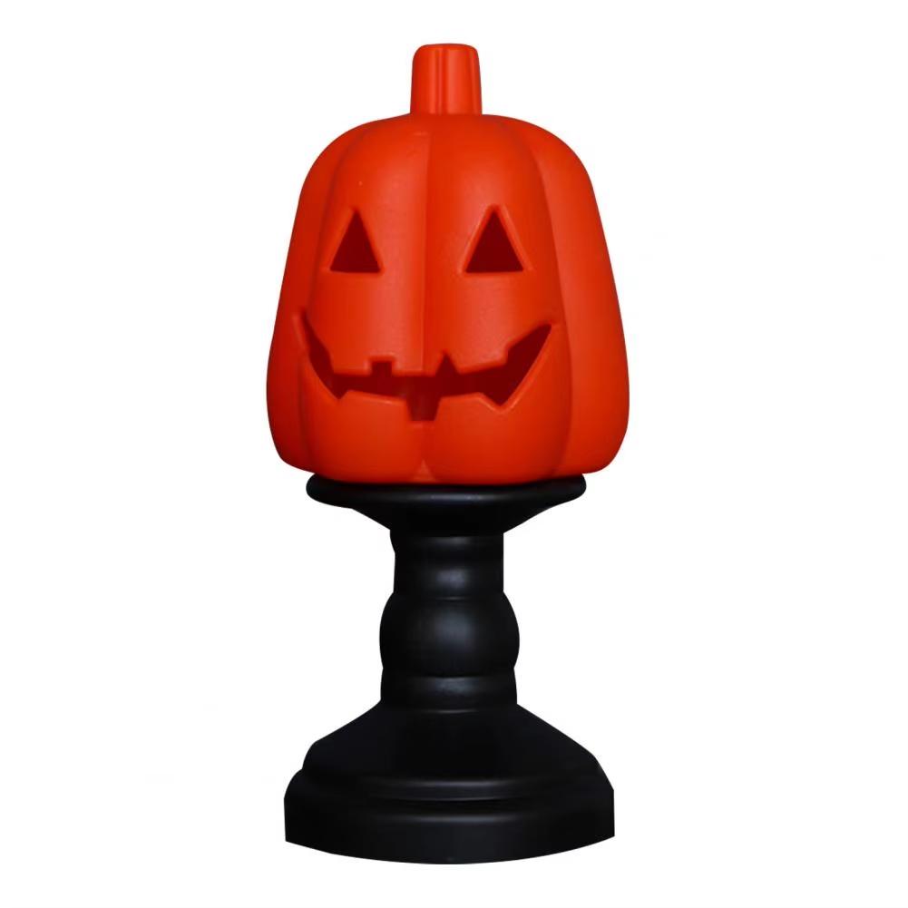 Xiaomi Small Halloween Pumpkin Lantern Creative Electronic Candle Light Spooky Atmosphere Night Light Ornament Funny Party Supplies