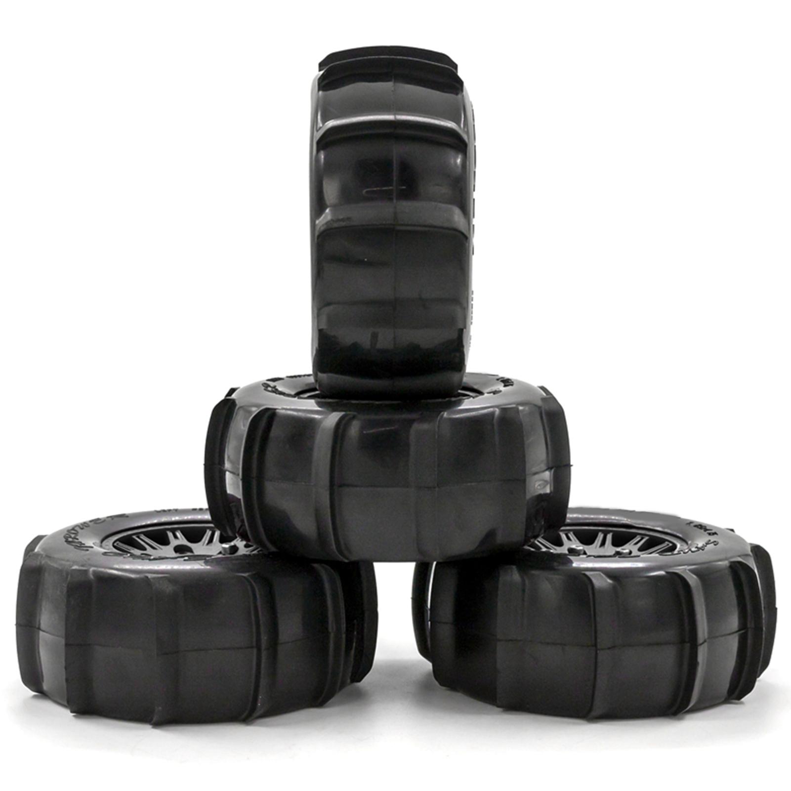 

Радіокеровані шини-лопатки для бездоріжжя, снігу, піску, 4 шт., заміна для радіокерованої машини 1 10 Short Course Truck 727 slash K1