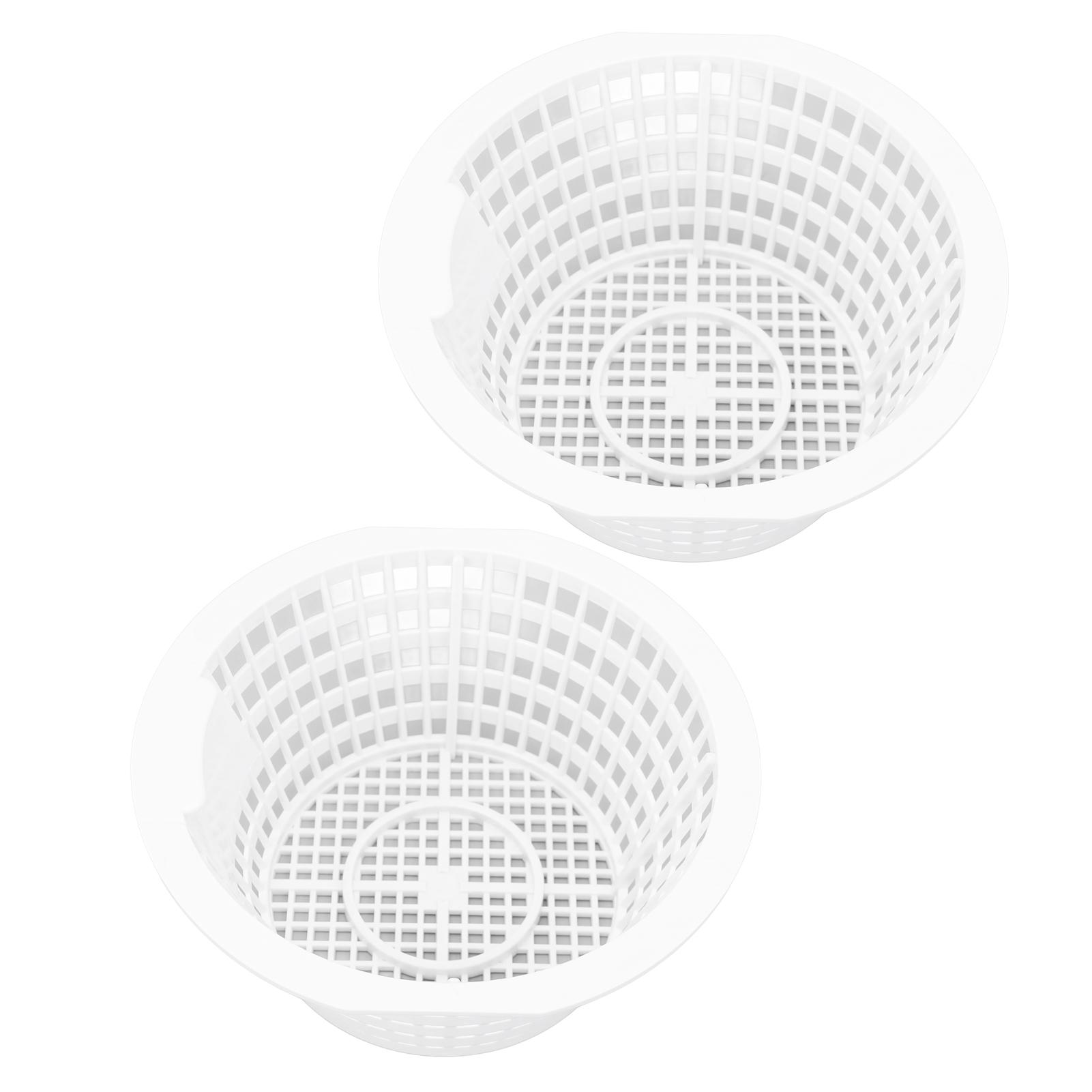

2PCS Skimmer Basket Debris Removal Wear Resistant Long Lasting Use 8928 for Ground Pool Spa Shop