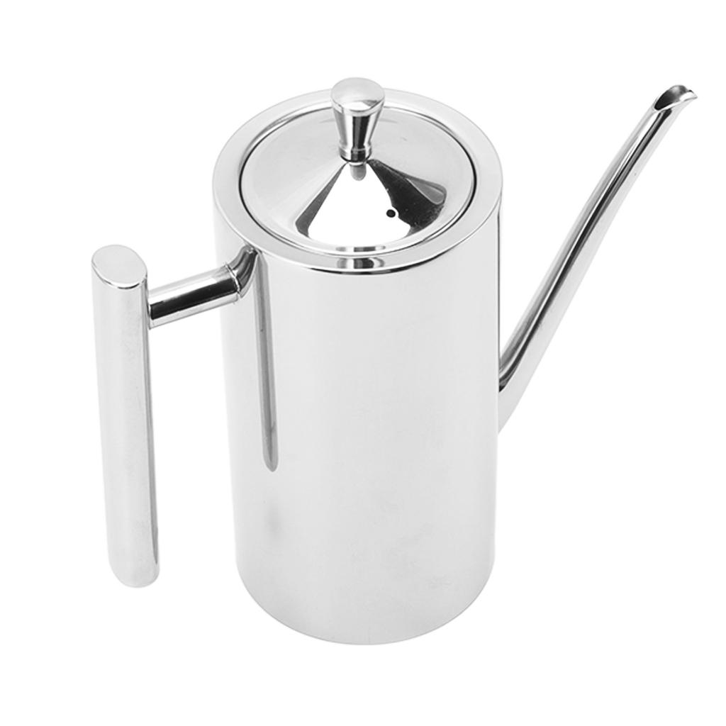 304 Stainless Steel Oil Container Oil Dispenser Bottle Leakproof Vinegar Condiment Bottle with Lid
