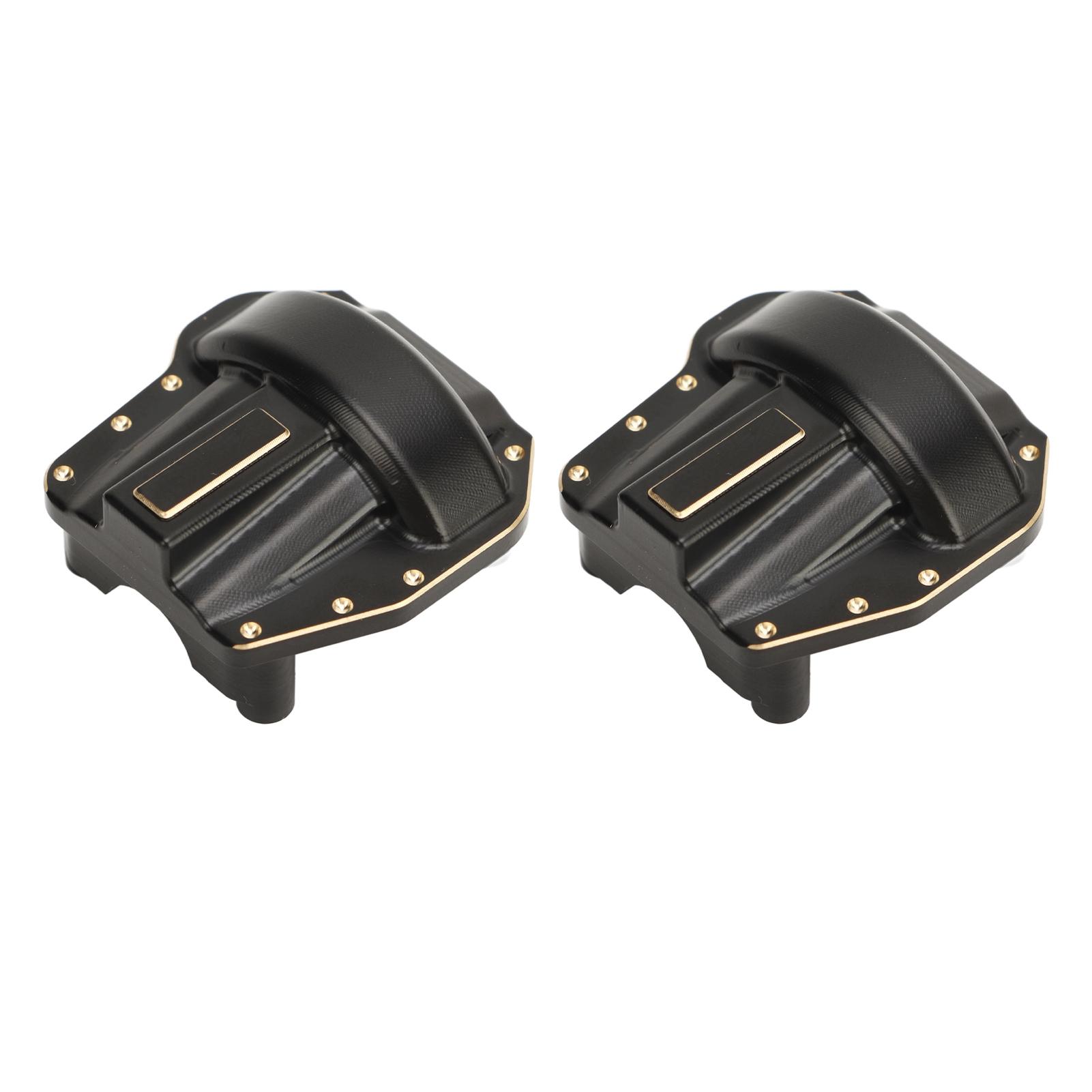 

2 ШТ. Кришка диференціала RC Чорна Міцна Неіржавна Зносостійка Кришка диференціала осі RC Підходить для Axial 110