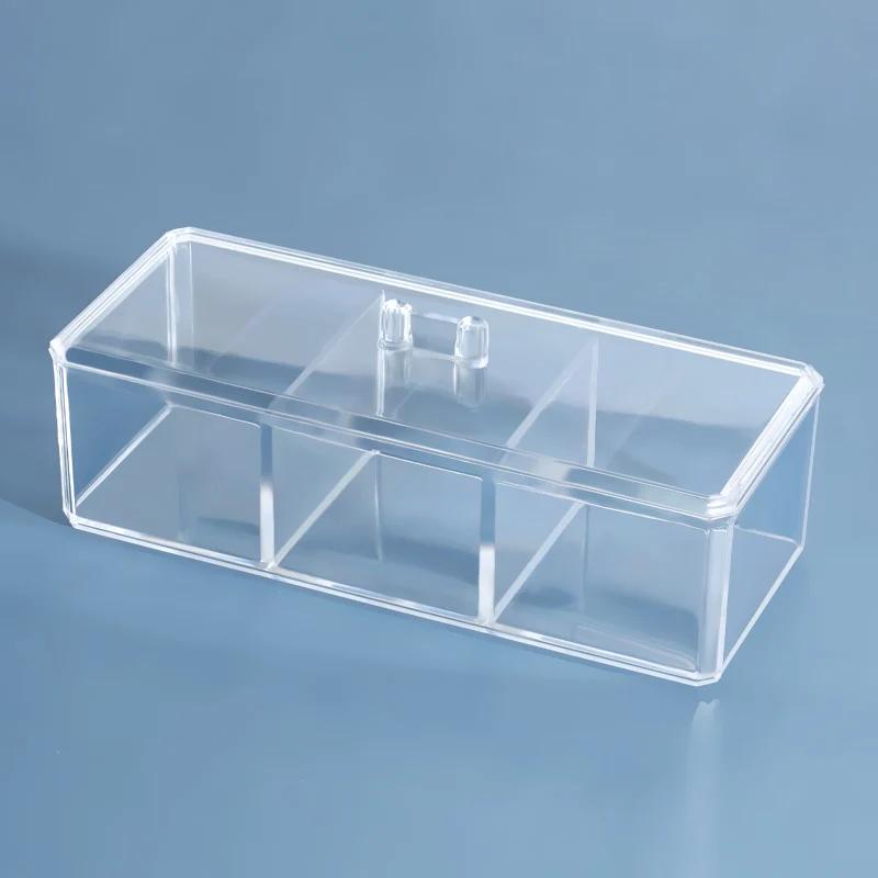 

Прозрачный бокс для хранения инструментов для наращивания ресниц, аксессуары для ресниц, акриловый настольный контейнер для инструментов для макияжа, органайзер для косметики