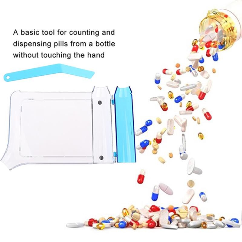 Plastové Děličky Pilulek Počítací Podnos Počítadlo Pilulek Dávkovač Lékárna Lékař