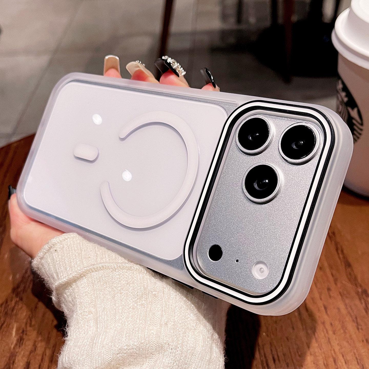 

iPhone 17 Pro Max Case: Transparent, Strong Magnetic Suction, Anti-Slip Frame, Contrasting Colors, Compatible with Apple 16/15. iPhone 17 Air