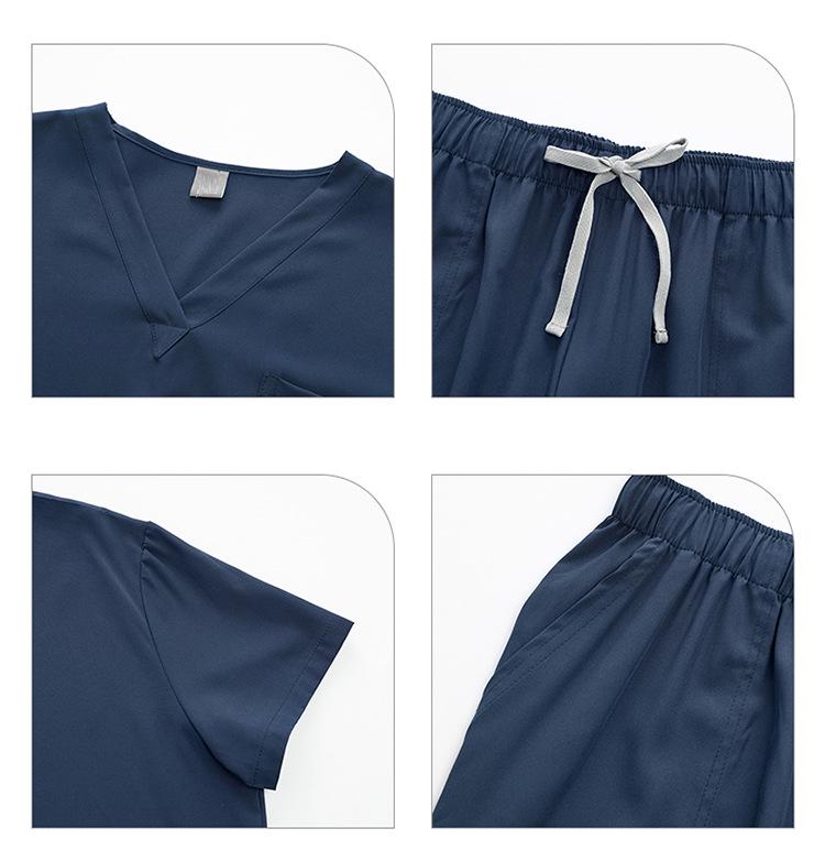 Straight Leg Scrub Set: V-Neck Uniform for ICU, Clinic, OR, Doctors & Nurses