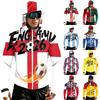 Men's Casual Raglan Sleeve Hooded Long Sleeve Sun Protection Jacket Lightweight Breathable Full Zip Outdoor Sportswear