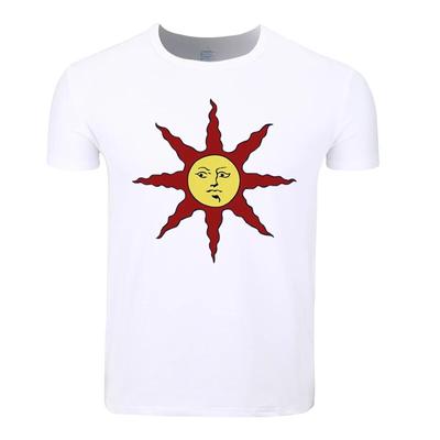 Aziatische maat heren print Dark Souls II 2 slagaders Praise The Sun Fashion T-shirt O