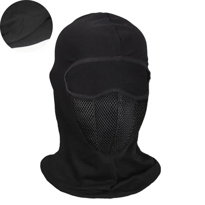

Unisex Outdoor Thermal Face Mask Wind-Resistant Balaclava with Anti-Pollution Layer And Moisture Control for Sports And Cycling чёрный
