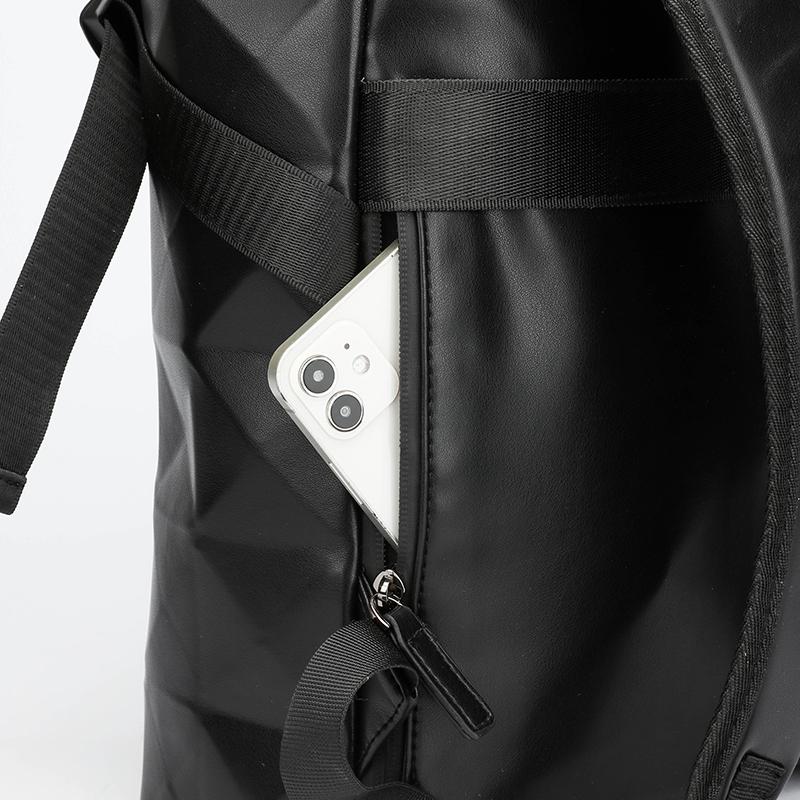 Trendy casual backpack for men's commuting, large capacity travel, computer backpack, minimalist, college student backpack
