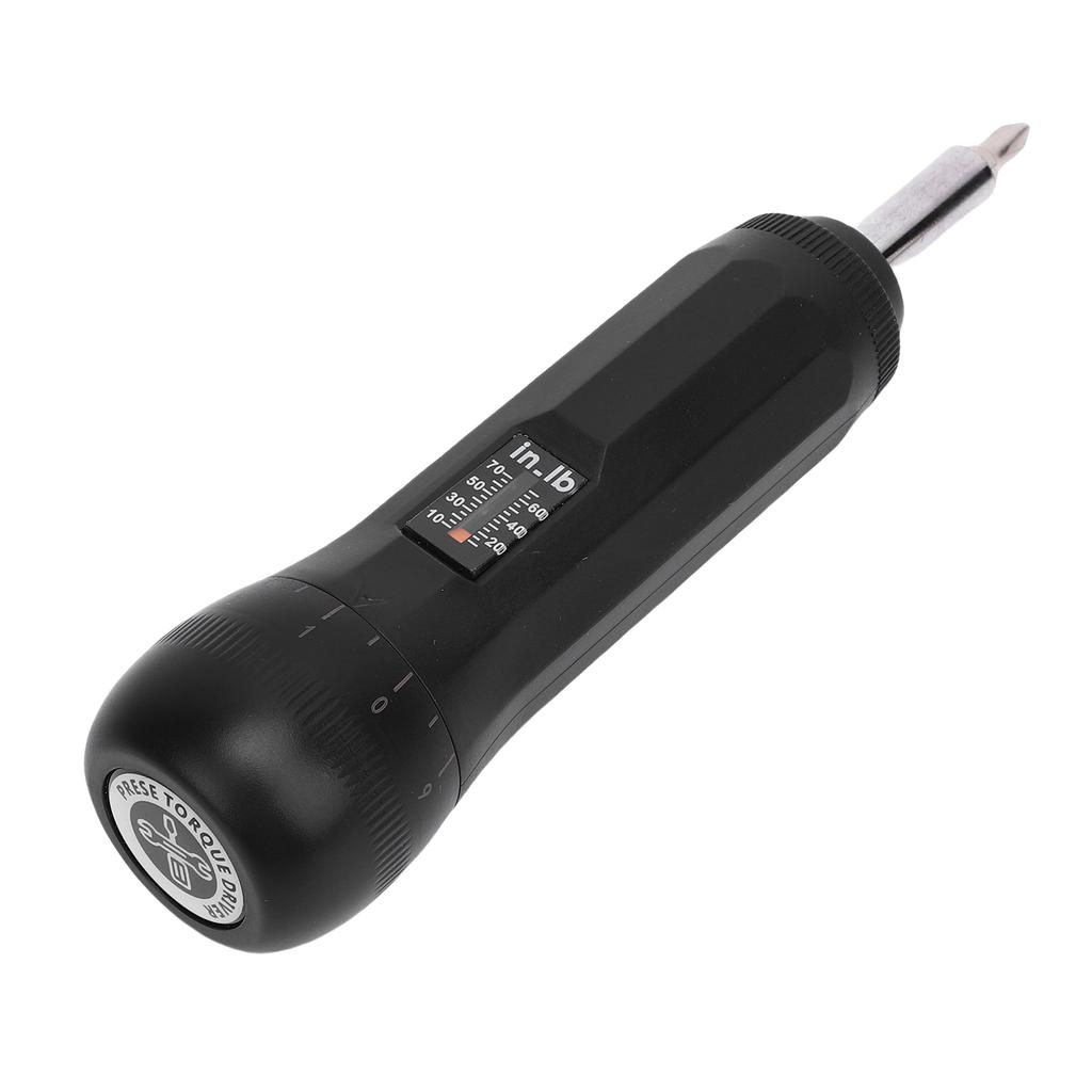 Preset Torsion Screwdriver with 10 S2 Bits 1 4 Inch Hex Drive Torsion Wrench Driver Kit for Precise Maintenance 10 70in