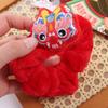 Lion Dance New Year Elastic Hair Band Plush New Year Children Headwear Lovely   Girls/Women