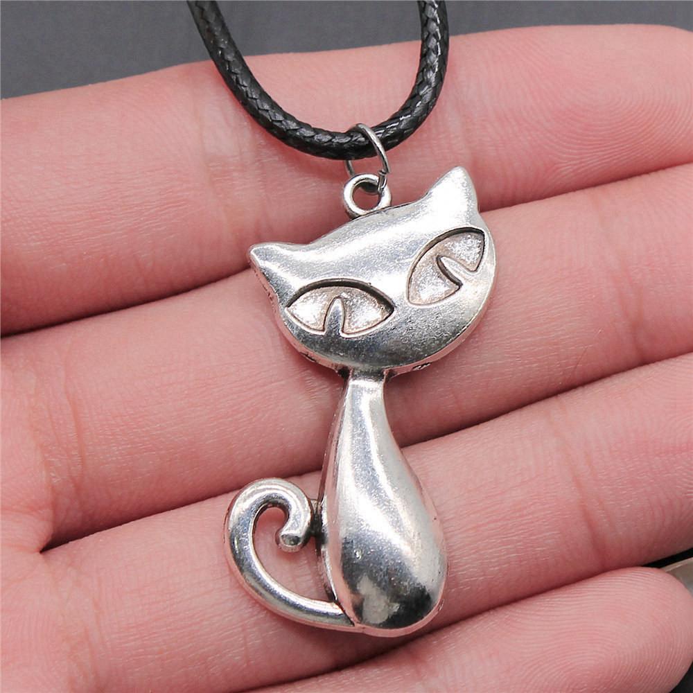 Animal Necklace Leather Chain 45cm Male Jewelry Evening Personalized Decorations