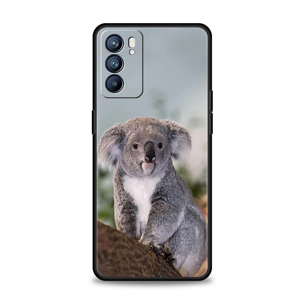 Phone Case For Oppo Reno13 Reno12 Reno11 F Reno10 Pro A54 A53 A95 A76 A74 A57 A98 A80 A79 5G A78 4G Cover Koala