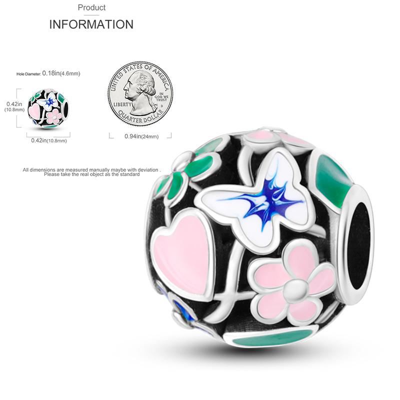 New Copper Charms Beads Sunflower Flower Daisy Original Charm Pendant Fit Charm Bracelets Diy Jewelry Birthday Gift