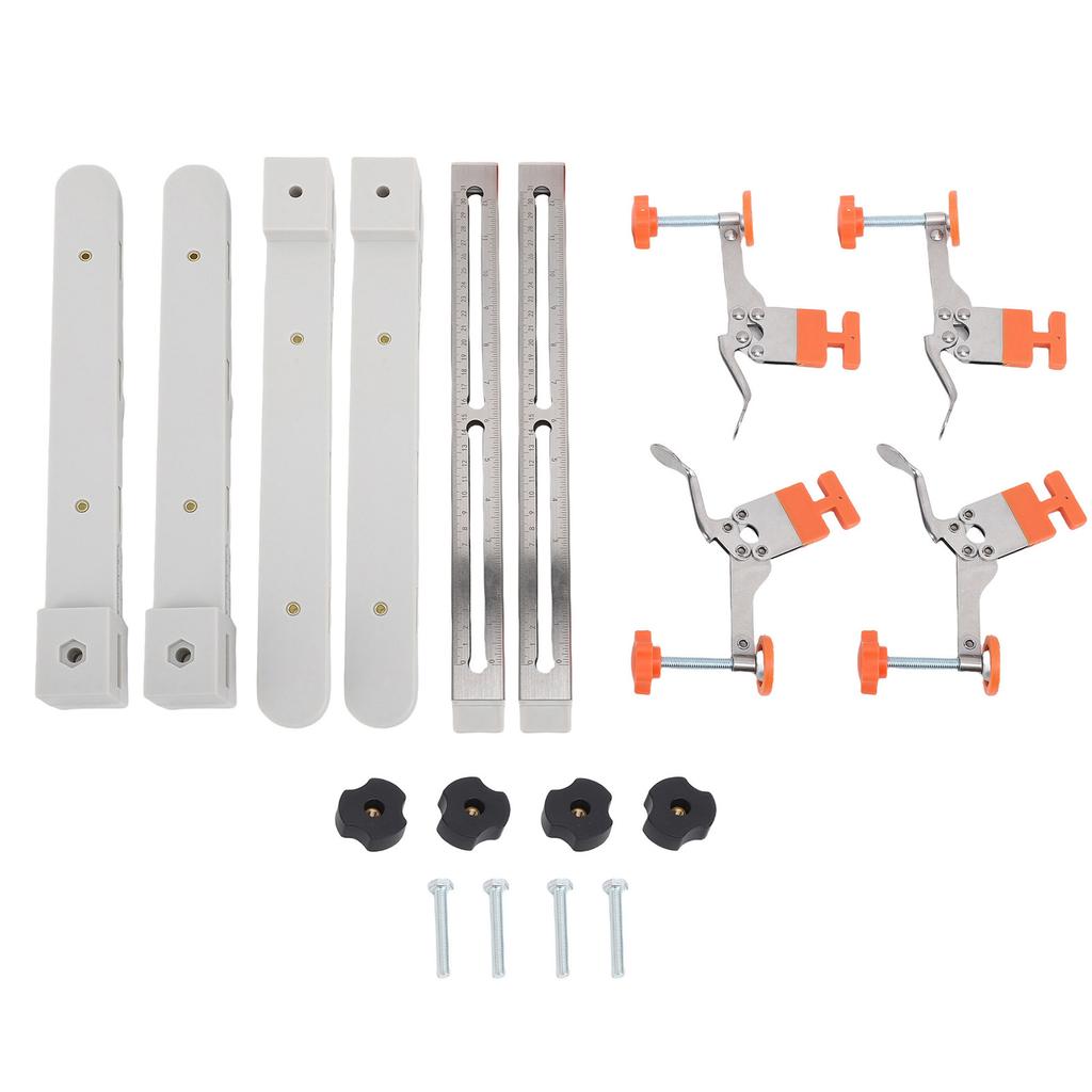 2 Sets Drawer Slide Installation Tool Plastic and Stainless Steel Drawer Slide Rail Mounting Tool