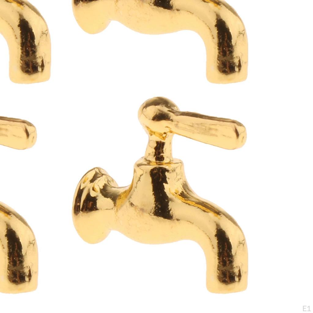 1/ Miniature Dollhouse Small Bathroom Faucet Bath Shower Supplies Arts Toys