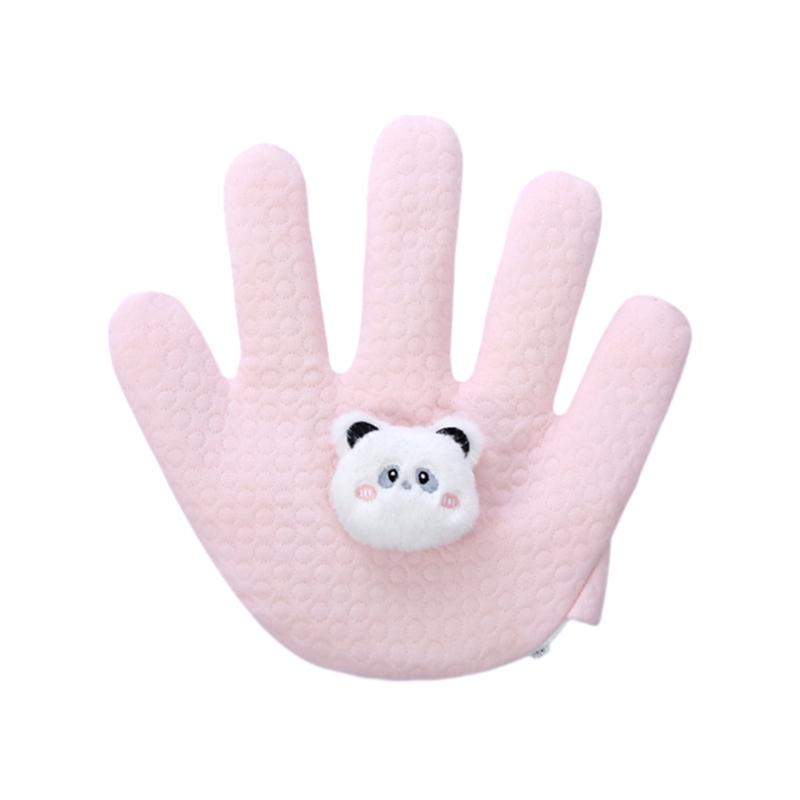 Soothing Pressure Pillow Cartoon Anti-Anxiety Hand Glove for Infant Comfortable Soothes Hand Pillow Anti-scare
