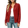 Women Lightweight Button Front Cardigan Sweater Long Sleeve Collared Knit Top Casual Layering Shirt Suitable for Various Outfits