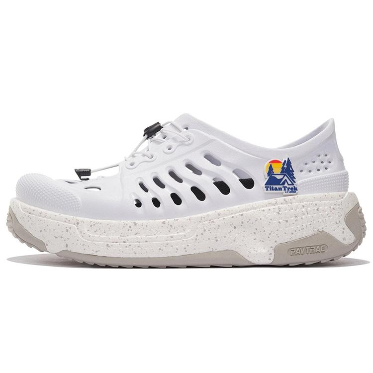 

LiNing Pan Gu Trek Breathable And Resilient Low Top Sports Casual Shoes Men s Standard White 43.5