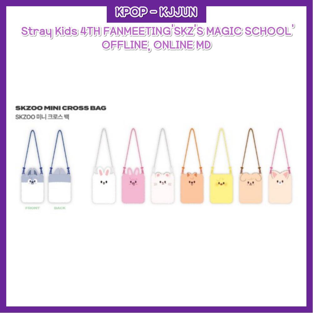 

4-Я ФАНВСТРЕЧА Stray Kids «SKZ S MAGIC SCHOOL» ОФИЦИАЛЬНЫЙ СОСТАВ ТОВАРОВ СУМКА SKZOO MINI CROSS