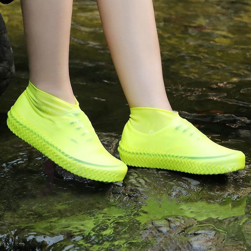 1 Pair of Waterproof, Reusable Latex Rain Boot Covers - High Quality, Durable and Universal - Rainy Day Protection
