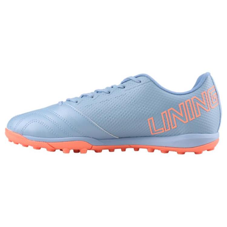 

new LiNing TF Turf Artificial Ground, Natural Ground Abrasion Resistant Breathable Soccer Shoes Men s New Aurora Blue 39.5