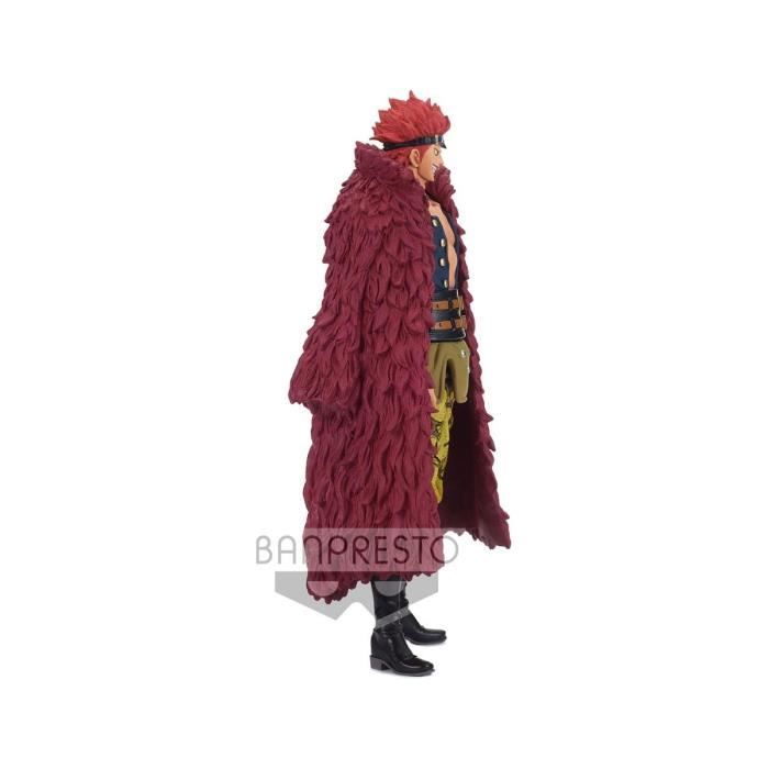 Statuette One Piece - BANPRESTO - DXF Grandline Men Eustass Kid (Wano Kuni) - Rouge - 14 ans et plus