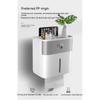 Toilet Tissue Box Toilet Paper Rack Toilet Wall-Mounted Creative Punch-Free Waterproof Toilet Paper Tissue Roll Box