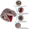 Halloween Scary Snake Face Cover Horror Latex Animal Head Face Cover Halloween Party Cosplay Prop Bar Decors Gifts