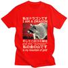 Japanese Style Dragon Raccoon Print T Shirt Harajuku Retro High Quality Cotton Short Sleeve Oversized Men Women Classic T-shirts