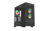 Thermaltake View 290 Black ARGB Fan Pillarless Mid-Tower PC Case, Black CA-11G-00M1WN-00 CS9350