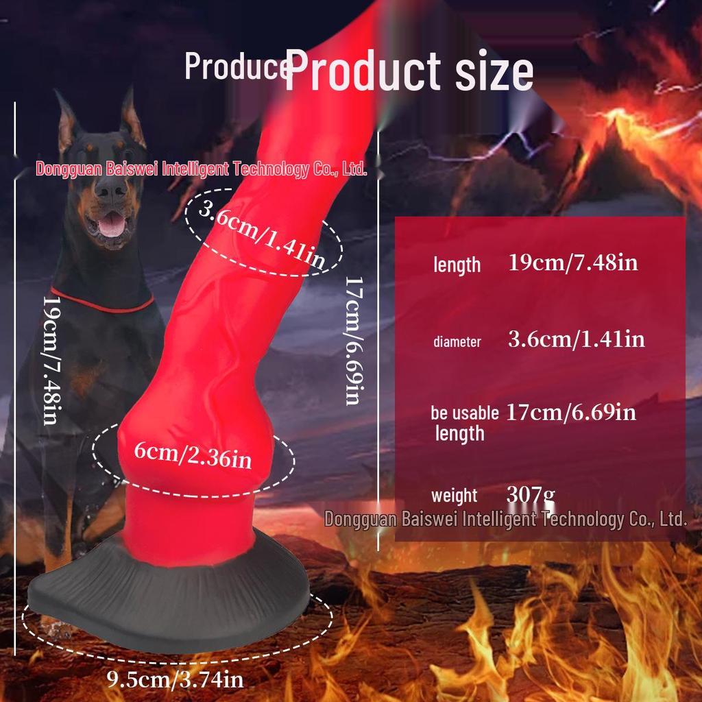 Adult Wolf Dog-Shaped Dildo and Anal Plug