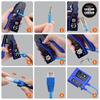 Proster RJ45 Crimping Tool, CAT6A, CAT6, CAT5E Compatible, LAN Tester, Through-Type Crimping Tool, Crimping Pliers, Crimping Cut During Crimping, Comp