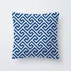 Bedroom Pillowcase Living Room Sofa Car Seat Chair Home Office Waist Cushion Cover Blue Simple Modern Home Decor