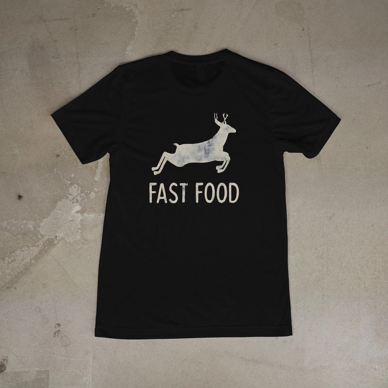 Buck Deer Fast Food Graphic T shirt S