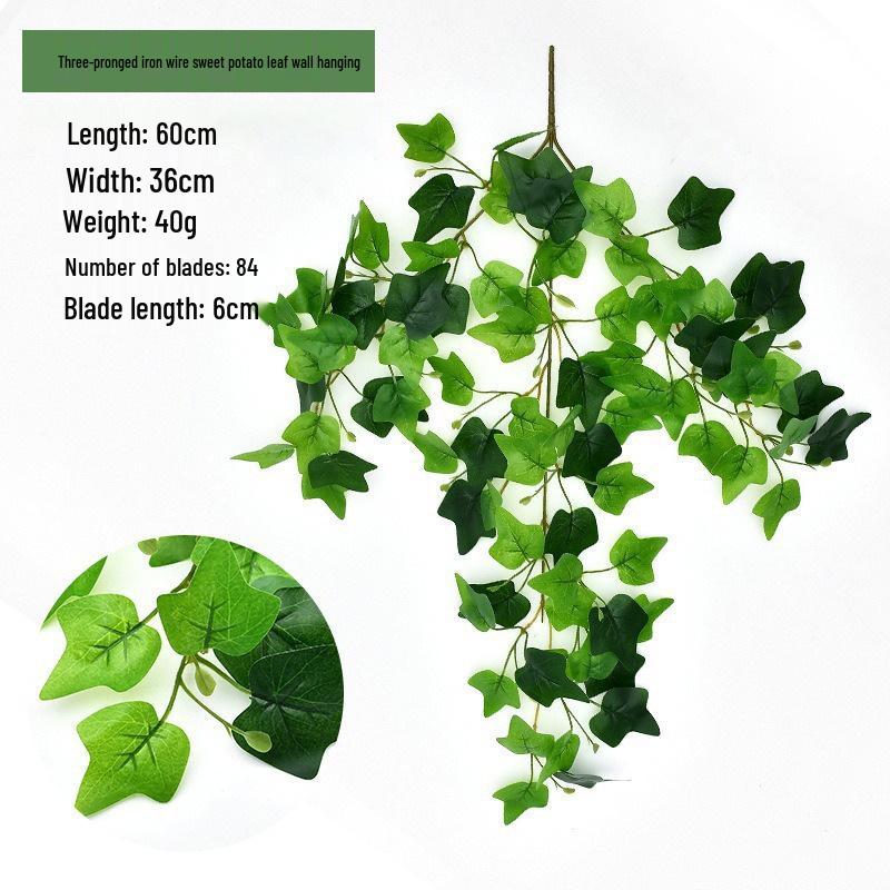 Artificial Hanging Vine Plant for Home Décor: Ideal for Living Room, Bedroom, Bathroom, Kitchen, Windowsill, Balcony, and Courtyard.