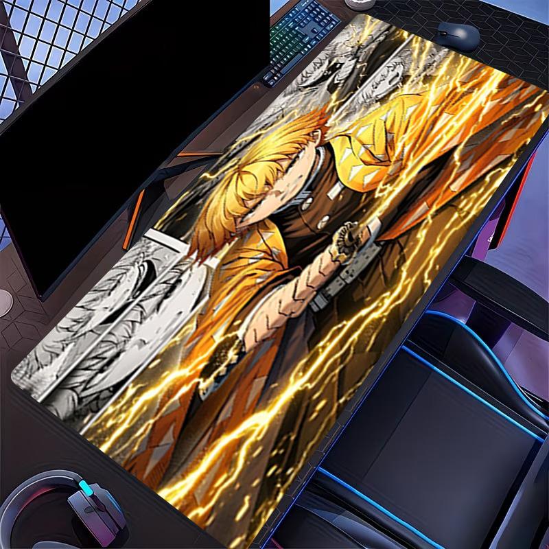 Demon Slayer Print Mouse Pad, for Keyboard Pad Laptop PC Mat for Office Home Use, Desk Decor, Perfect Birthday Gift for Gamers