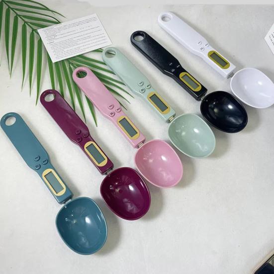 Digital Measuring Spoon Scale High Precision 500g/0.1g LCD Display Electronic Food Dispensing Condiments Weighing Scoop Kitchen Gadgets