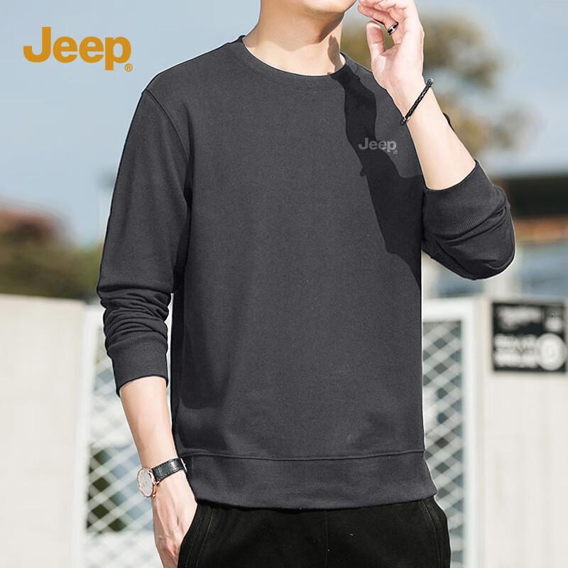 JEEP Men's Heavyweight Crewneck Sweatshirt