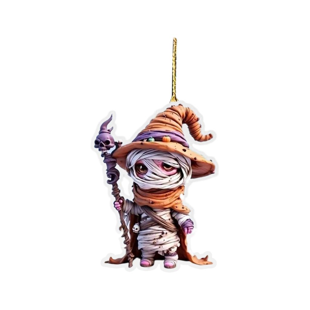 Halloween Themed 2D Acrylic Festive Atmosphere Car Decoration Flat Car Decoration