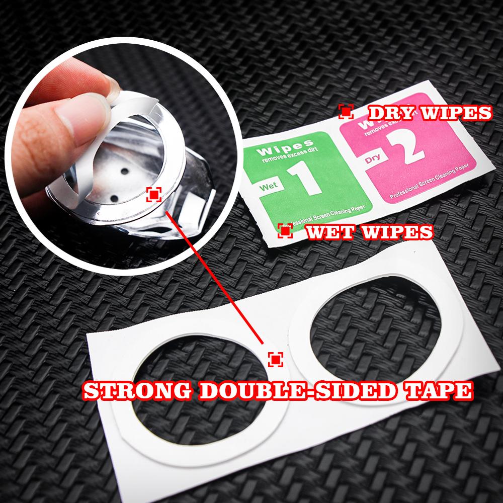 AACD1 Aluminum Car Engine Start Stop Switch Button Cover For Ford Focus Fiesta ST Line Mondeo Auto Interior Tuning Parts Accessories