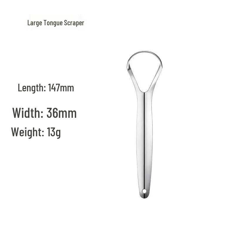 U-Shaped Portable Tongue Scraper for Adults